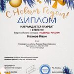 Образец диплома "Новый Год"